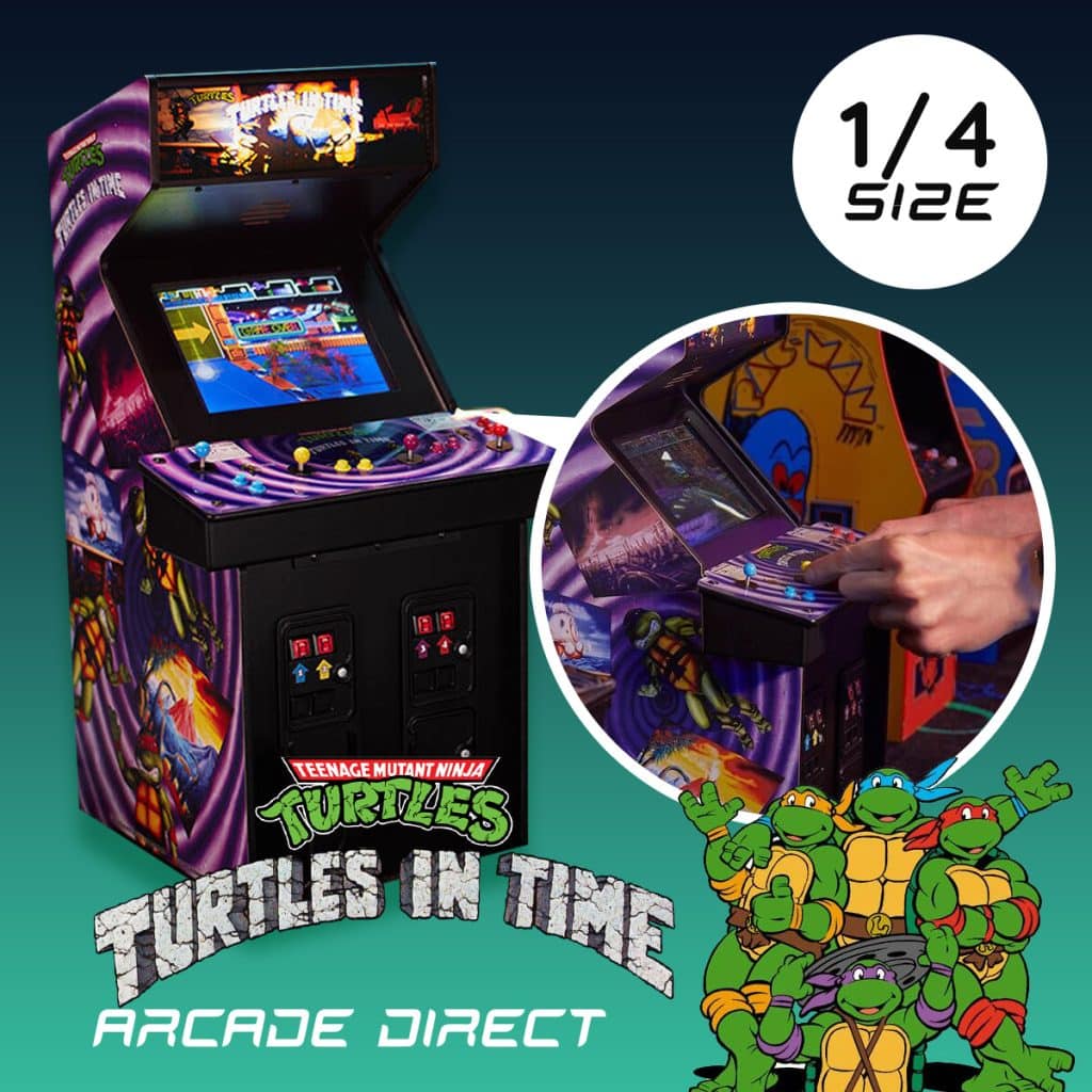 Turtles in time mini arcade game